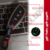 کاور ریموت و سوئیچ خودرو لاکچری فلزی مناسب برای شاهین